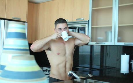 Gay Sex in Kitchen Pics
