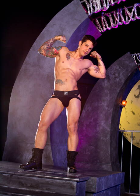 American beefcake Sebastian Kross and canadian hunk Pierre Fitch fuck after blowjob