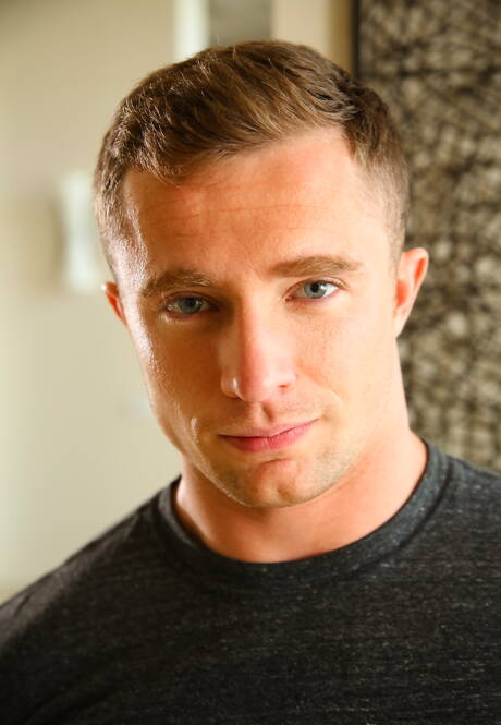 Sexy americans, muscular Johnny Riley and beefcake Markie More have a hot couple sex