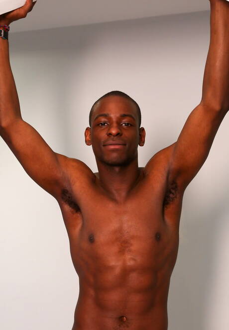 Black hunk Trent King and black beefcake River Wilson fuck ass after sucking cock