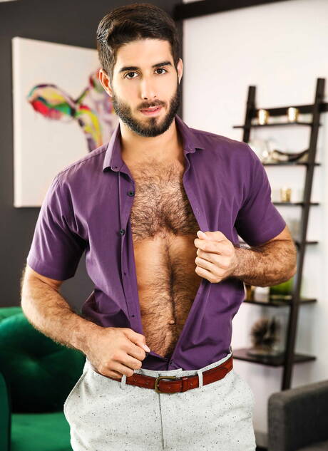 Brazilian beefcake Diego Sans and american bodybuilder Blake Hunter have a hot couple sex