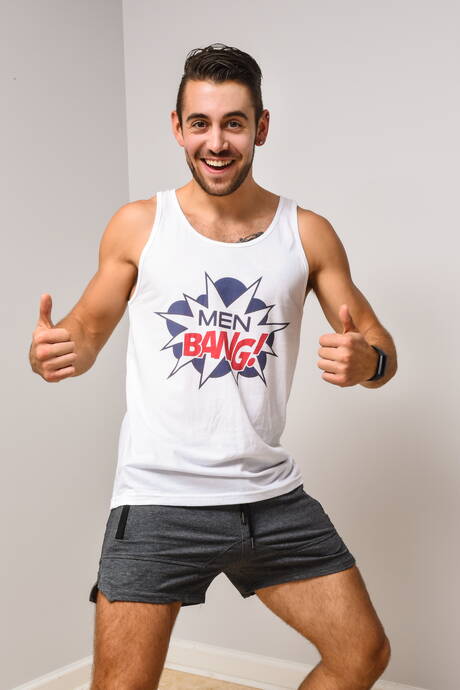 Hot americans, beefy Dante Colle and hunk Justin Matthews in hot ass fuck action in the pool