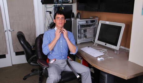 Hot american guys hairy stud Christian Wilde and pretty boy Tyr Alexander in hot homosexual scene