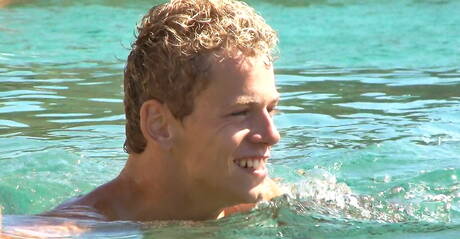 Hot buddies Helmut Huxley, Bastian Dufy and Jerome Exupery love each other in the pool