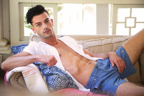 Nice american boys otter Cory Kane and young dude Grayson Lange make a love