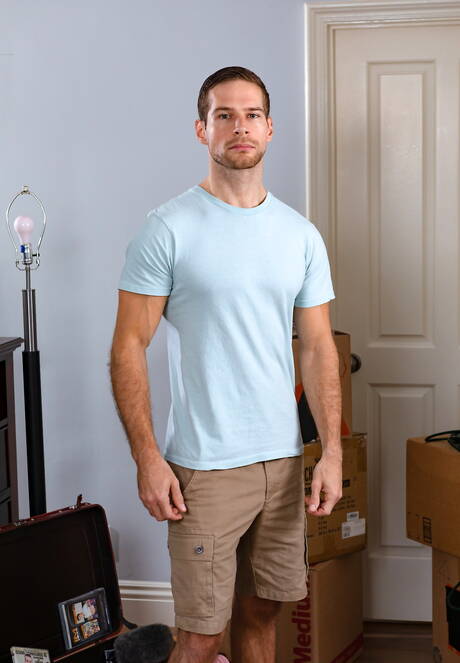 Johnny B and american superstud David Skylar have anal sex