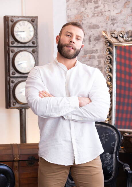 Spanish bodybuilder Diego Reyes and tough guy Rico Vega in hot homosexual action