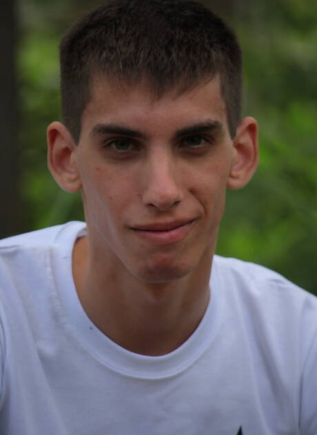 Hungarian strongman Florian Nemec and young boy Evan fuck ass after blowjob outside