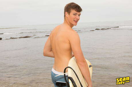 Beefcake Shaw and american superstud Dillan have a good anal sex after beach walking