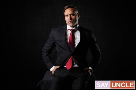 Canadian hunk Manuel Skye and canadian twink Benjamin Blue jerking with dildo