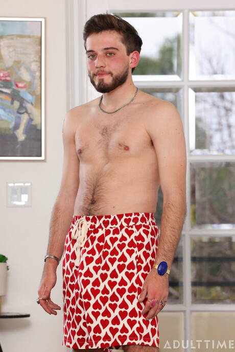 Two american boys twink Blake Wilder and young dude Benvi drilling an ass