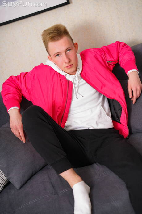 Young Milo Zayd playing with dick